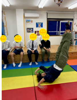 橋本大和先生の体操風景